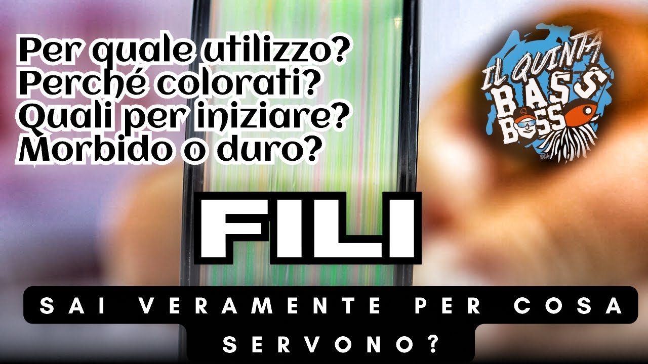 FILI DA BASS : Perch&eacute; acquistarli per i vari utilizzi 