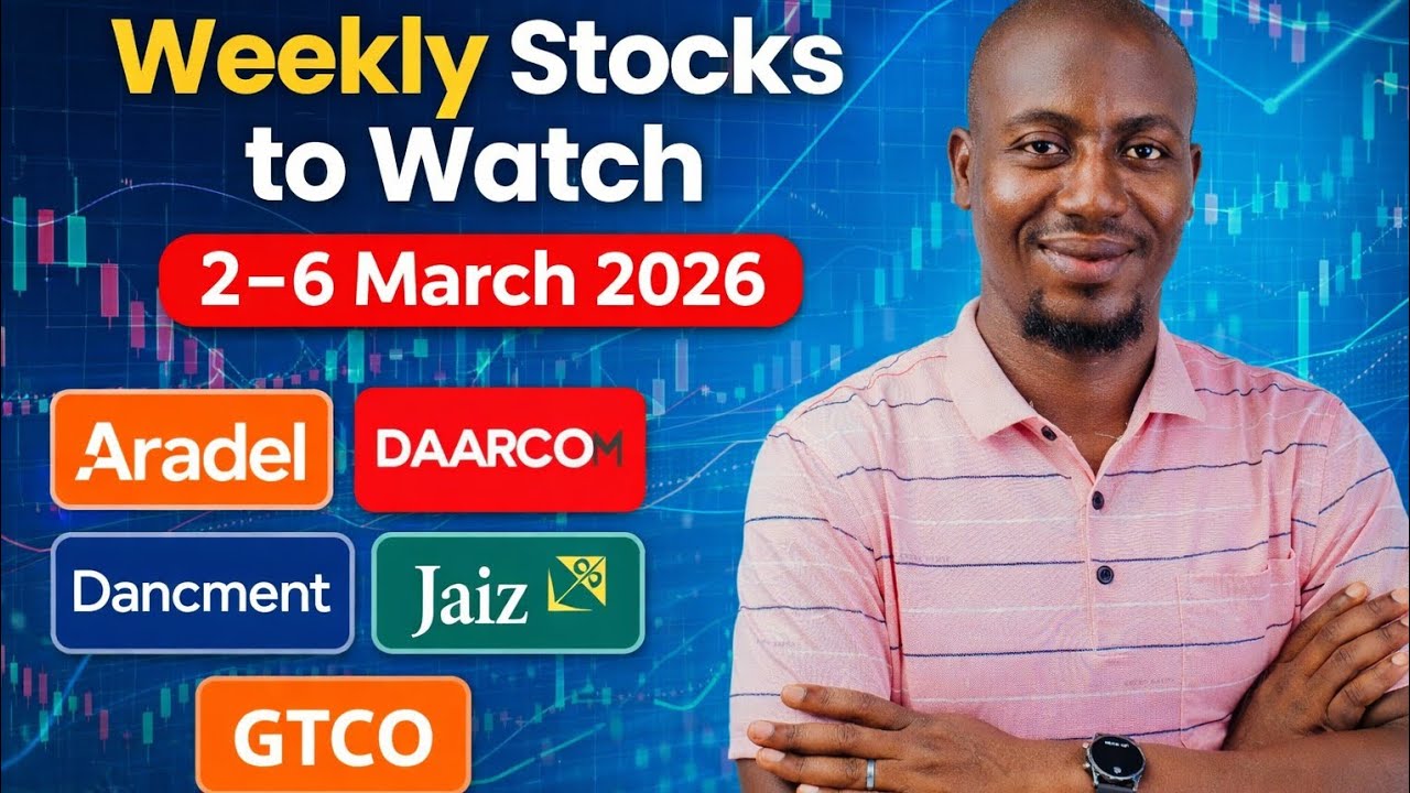 Weekly Stocks Chart Analysis  (March 2–6, 2026)  | Aradel, Daarcom, Dancement, Jaiz Bank & GTCO 