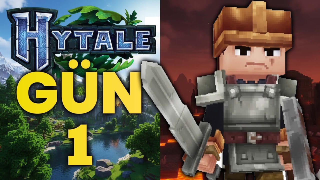 HYTALE İLK GÜN OYNANIŞ! | Hytale Keşif Modu #1