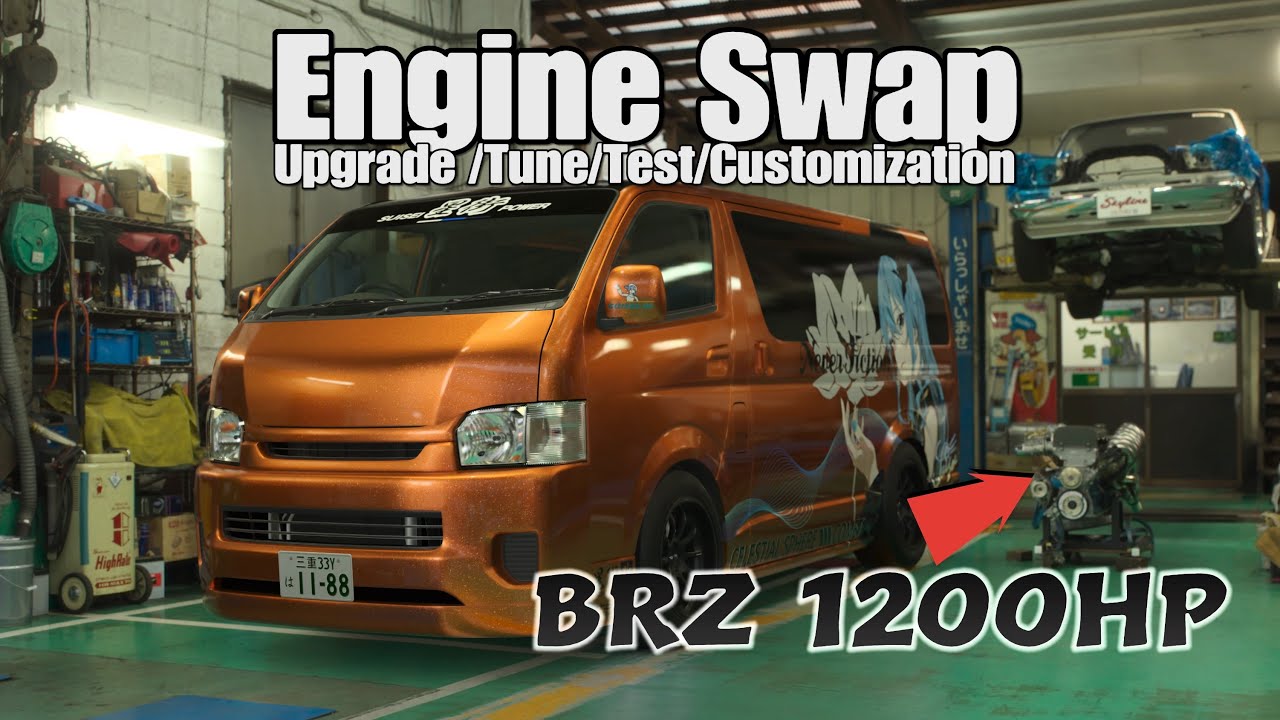 GT7 Builds: Toyota HiAce Van &rsquo;16 with LS7 (Corvette) Engine Swap | Update 1.63
