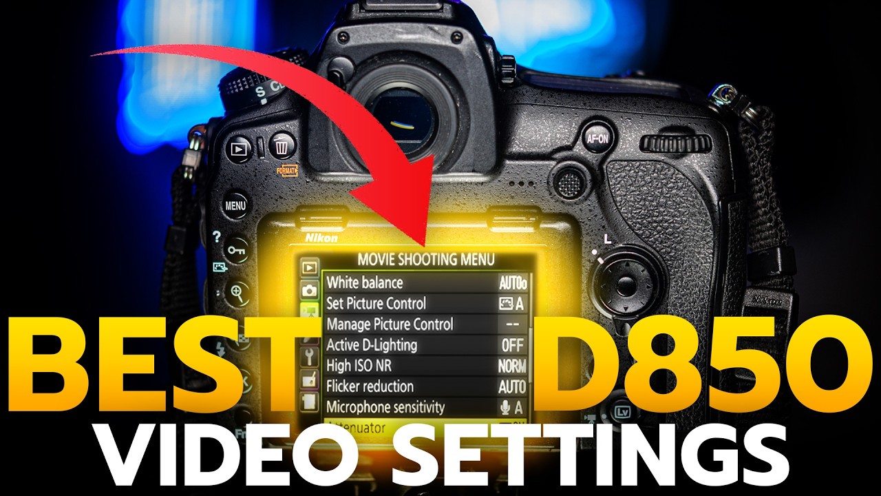 Лучшие настройки видеосъемки 4K на Nikon D850
