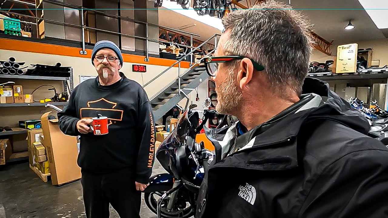 Returning the Pan America Special after the Demo ride