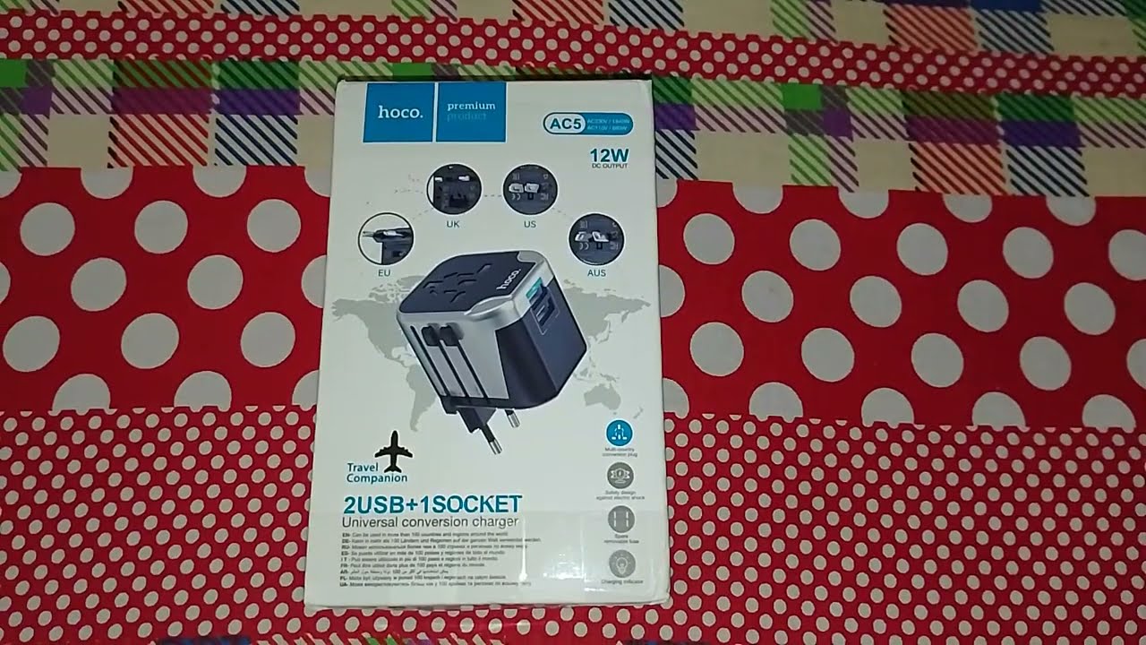 Travel Adapter - Hoco AC5 Universal Adapter Review.