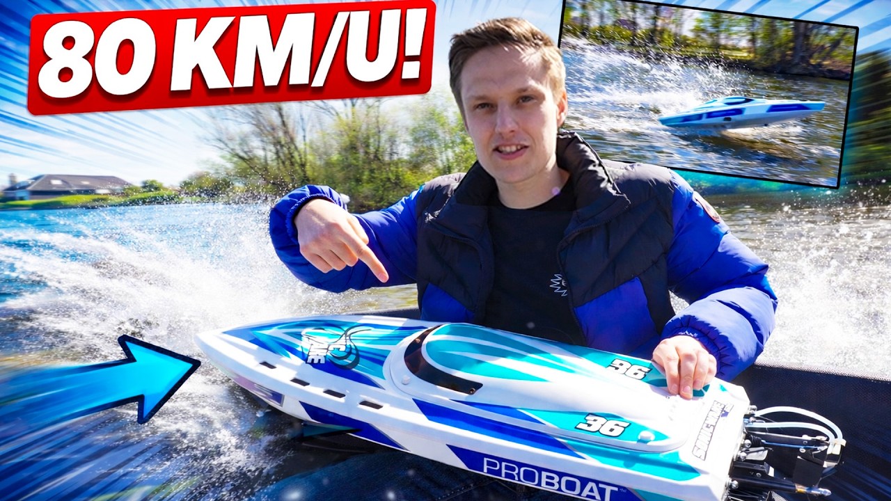 Hoe Kon Dit Goed Gaan? | 80 KM/U RC Boot