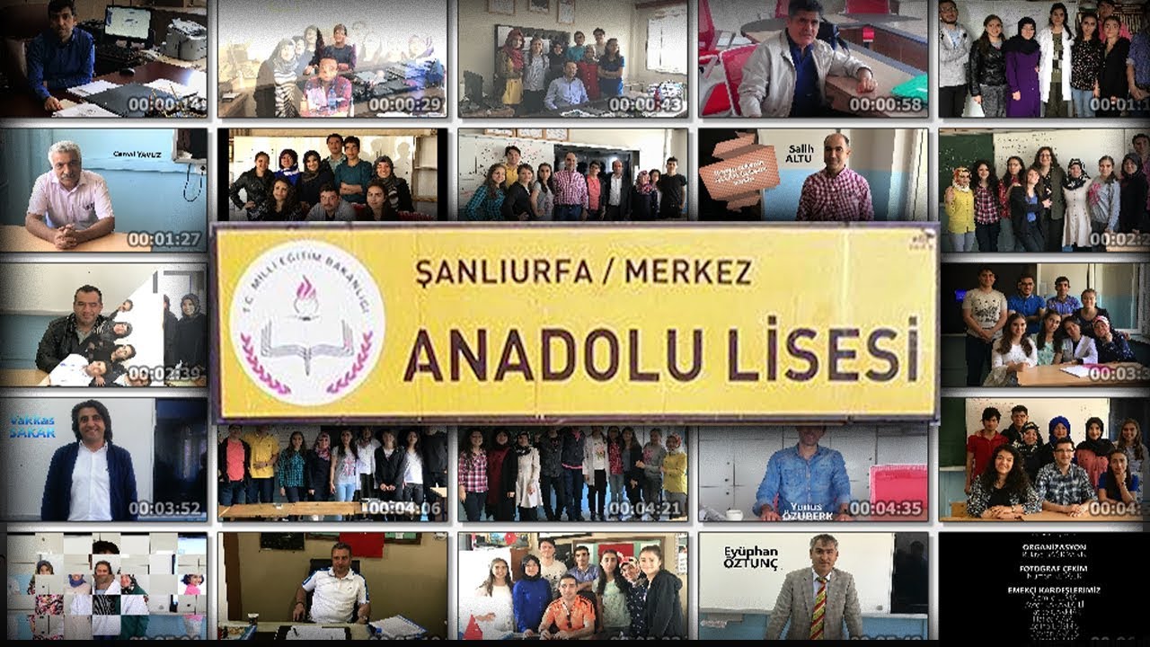 Şanlıurfa Anadolu Lisesi 2016-2017 Fotoğraf Albümü