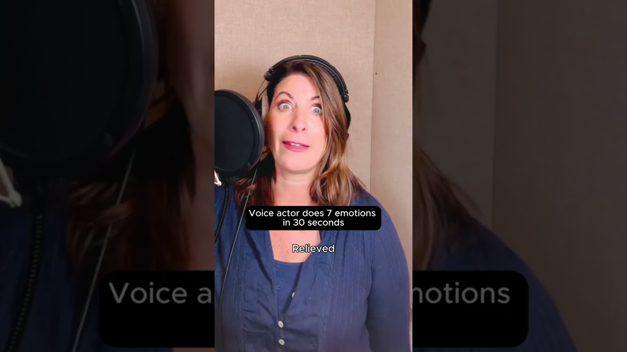 Voice Actor Does 7 Emotions in 30 Seconds
