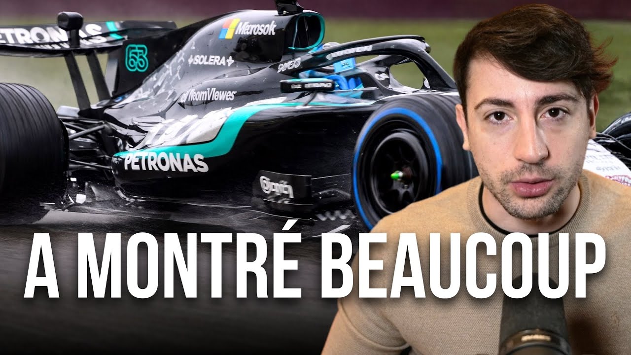 La Mercedes W17 a montré des bargeboards à la limite