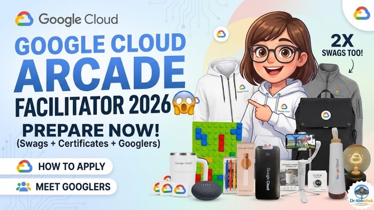 THIS Is How You Become a Google Cloud Arcade Facilitator in 2026 😱 (Swags + Certificates + Googlers