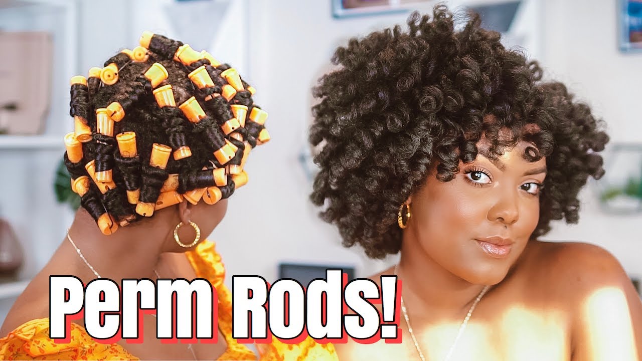 Perfect Perm Rod Set on Natural Hair!