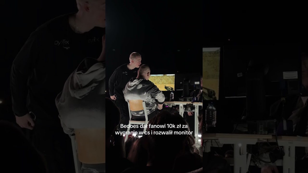 Bedoes przegrał 10 tys. zł w cs i rozwalił monitor podczas koncertu #bedoes #2115