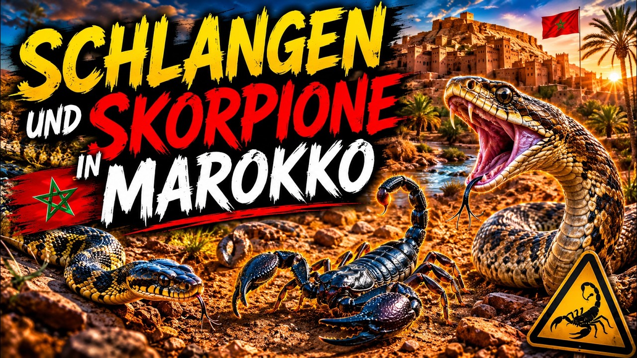 Schlangen und Skorpione in Marokko