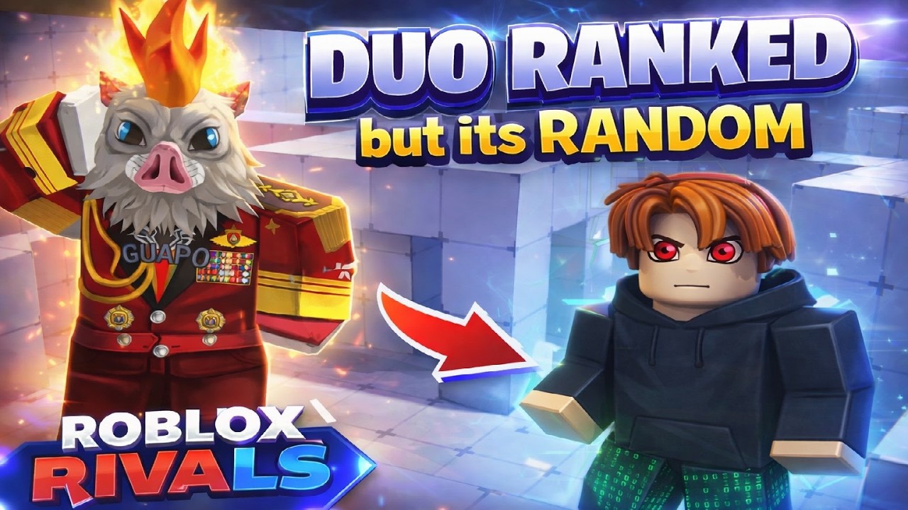 I Tried DUO RANKED… but My Teammate Was RANDOM 😭 | Roblox Rivals