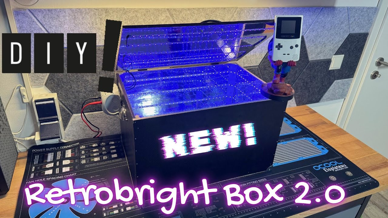 LED UV Box 2.0 für Retrobrighting