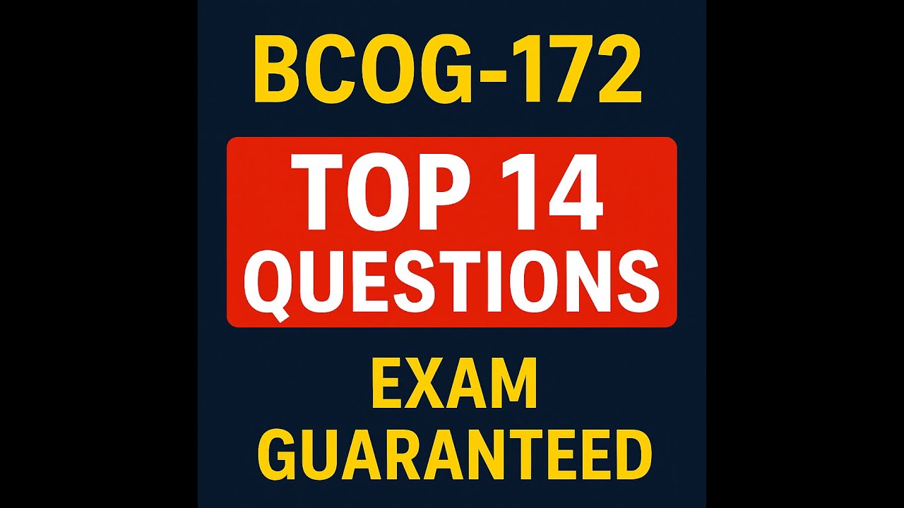 BCOG-172 Indian Economy | MOST REPEATED 14 QUESTIONS | 20-Mark Ready Answers | IGNOU - Malayalam