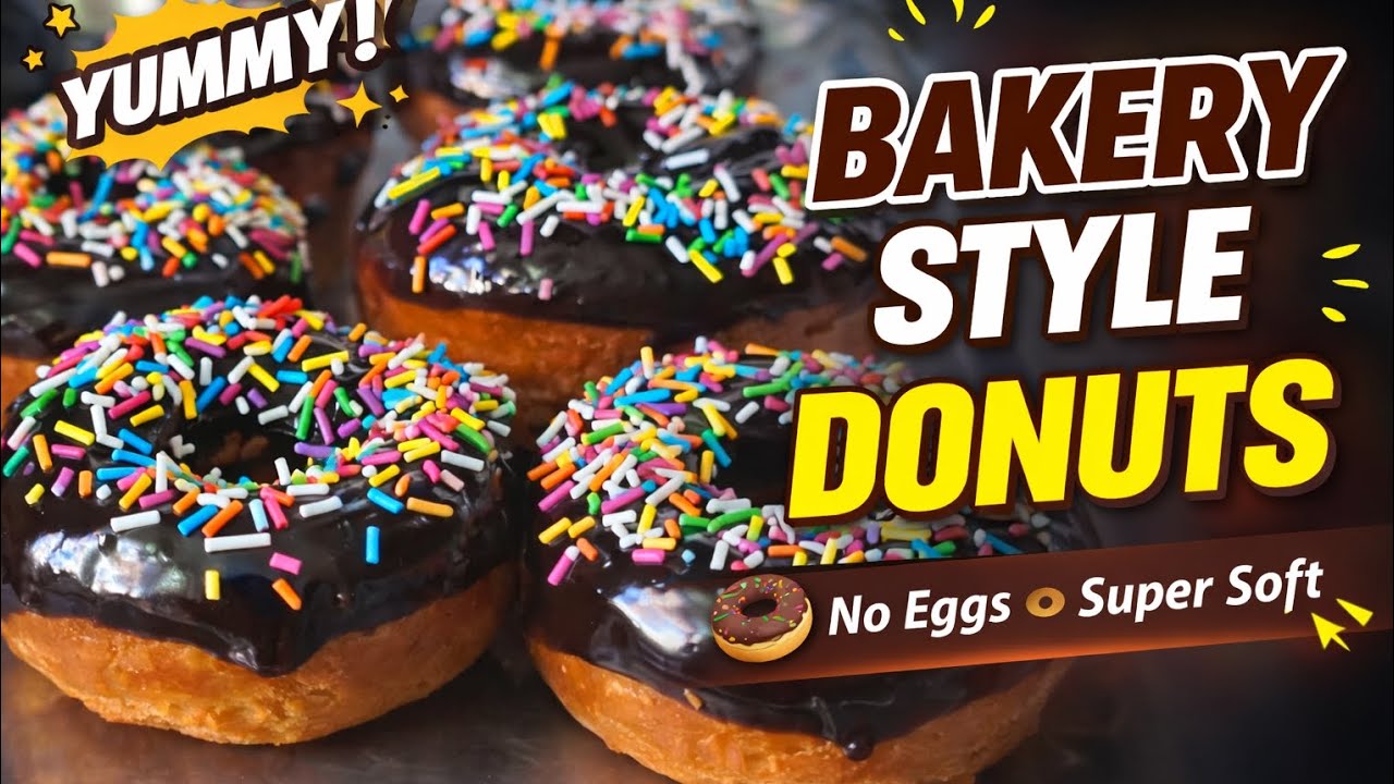 Perfect Eggless Donuts Recipe | Soft, Fluffy & Easy | Beginners Try This