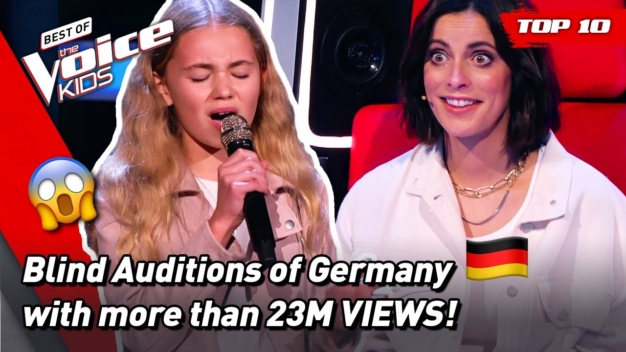 The MOST VIEWED Blind Auditions of The Voice Kids Germany 2021! 🎉 | Top 10