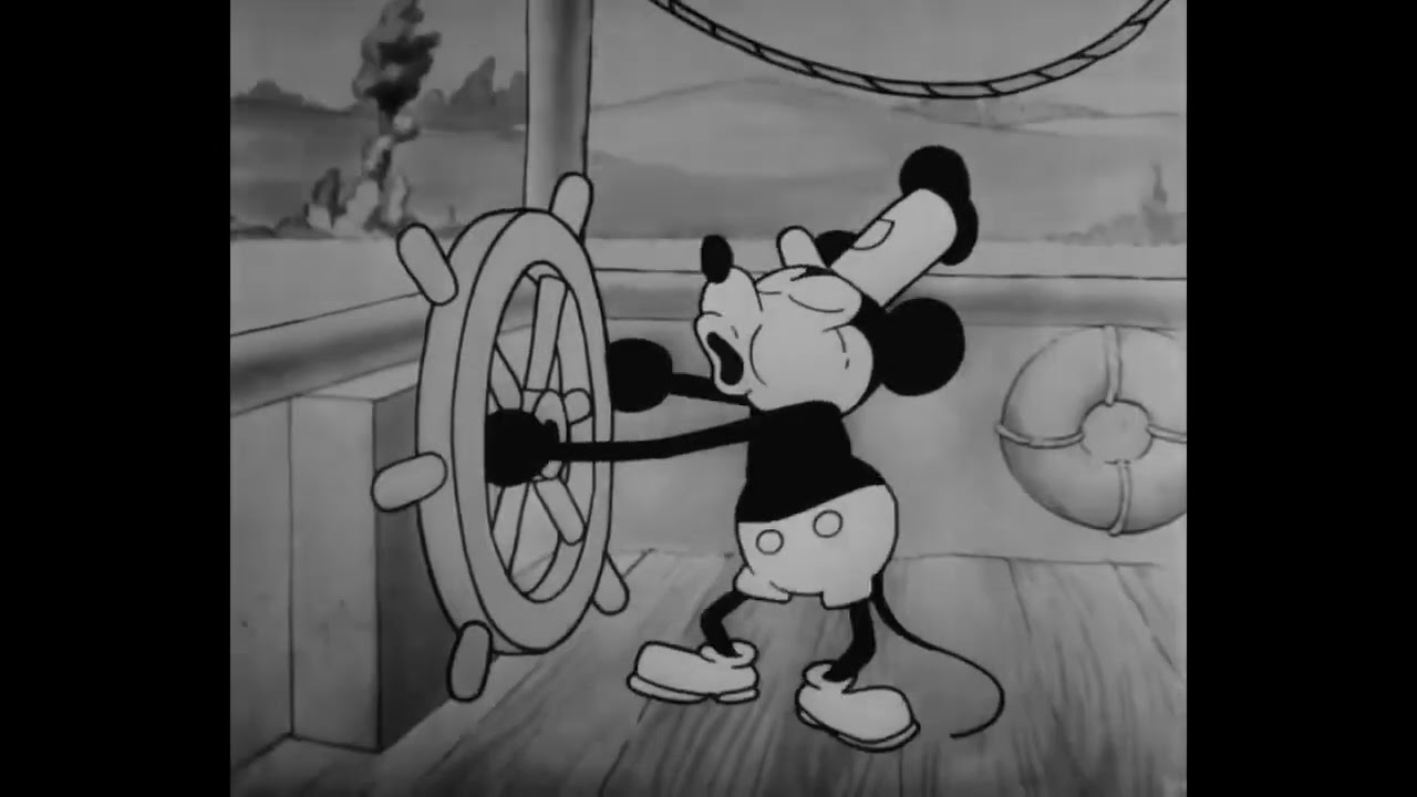 Steamboat Willie Mickey Whistling for 10 Hours