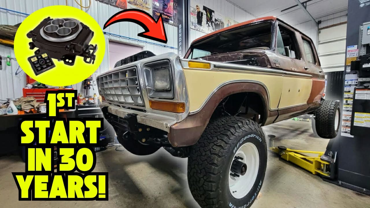 Заведётся ли он? Установка системы впрыска топлива Holley Sniper 2 EFI на грузовик Ford 73-79 год...