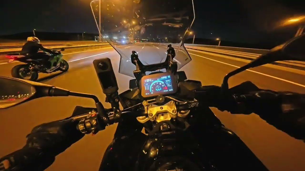 Bmw S1000XR & Kawasaki ZX10-R / Roll-Full Throttle / [4K-Pov Ride] #zx10r #s1000xr 
