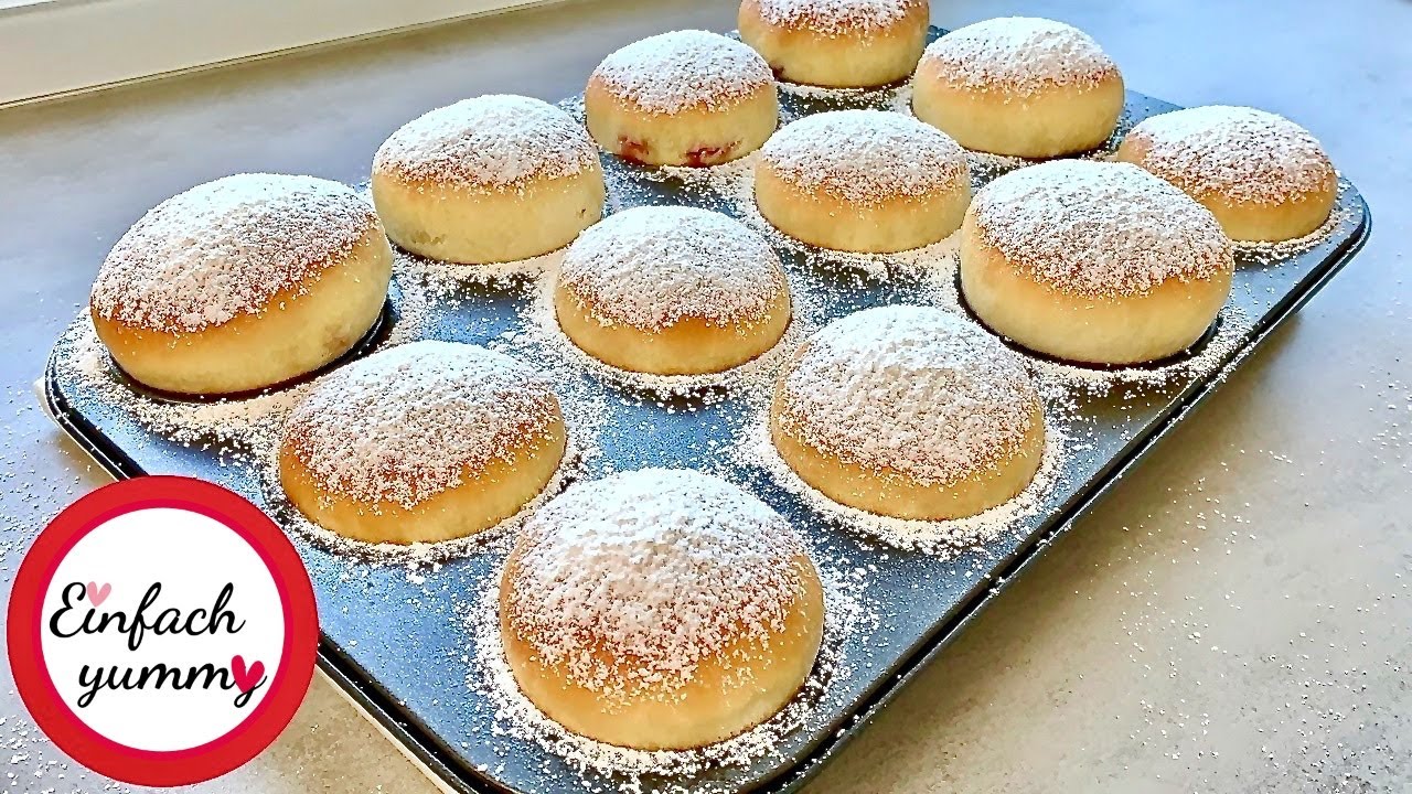 Die BESTEN Berliner-Muffins (locker & ohne Frittieren) aus dem Thermomix® TM5/TM6
