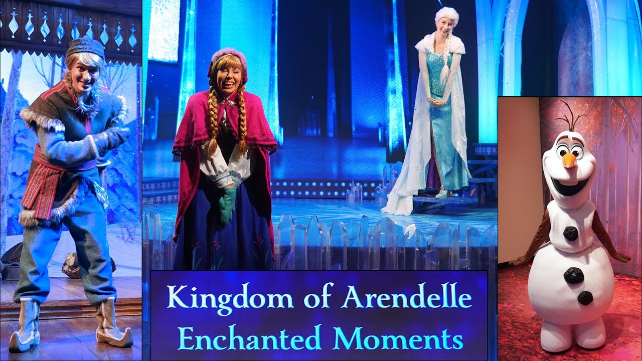 Frozen Arendelle Meet & Greet at Animation Celebration, Disneyland Paris: Anna, Elsa, Kristoff, Olaf
