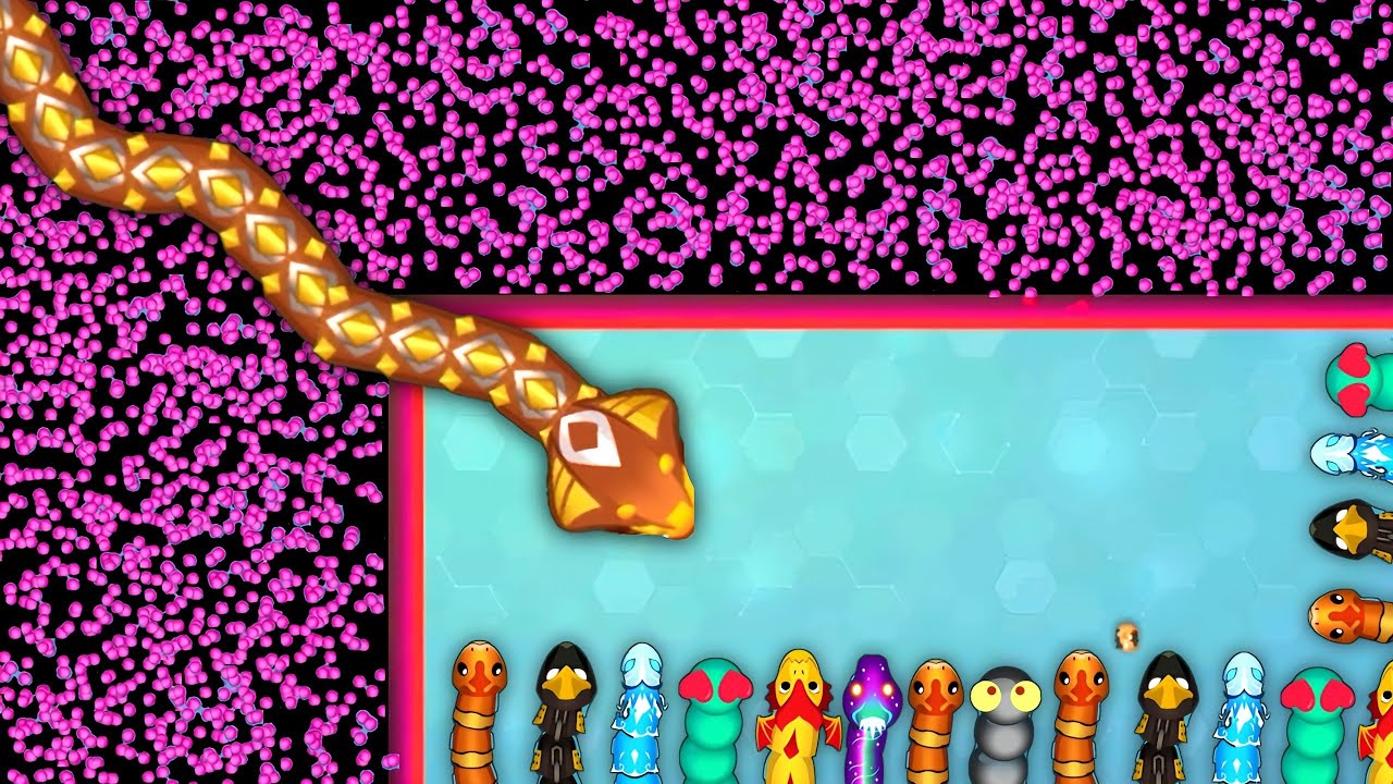 SNAKE.IO 🐍 BECOMING THE BIGGEST SNAKE TRAP ESCAPE Ultimate Strategy Epic Gameplay Vs 1000 OGGY SKIN🐍