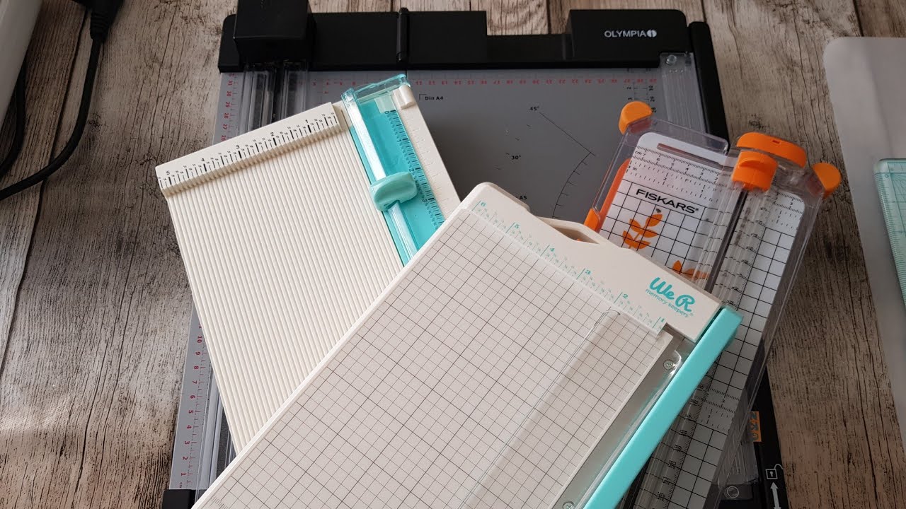 AVIS SUR MES MASSICOTS ( fiskars , lidl , we are memory kippers )