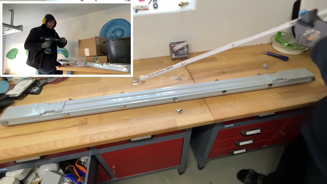 LED-Feuchtraumleuchte G13 montieren (neue Leuchtstofflampe) - LED Röhrenlampe Montageanleitung