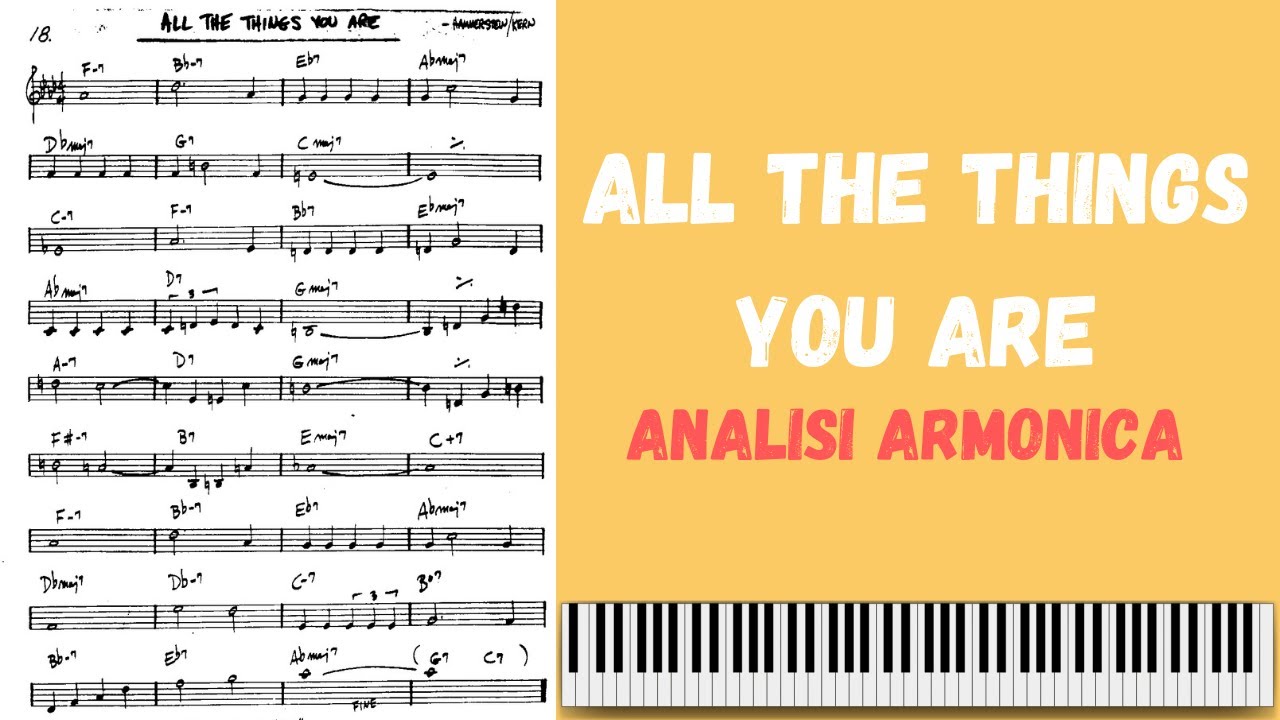 All The Things You Are | Analisi Armonica