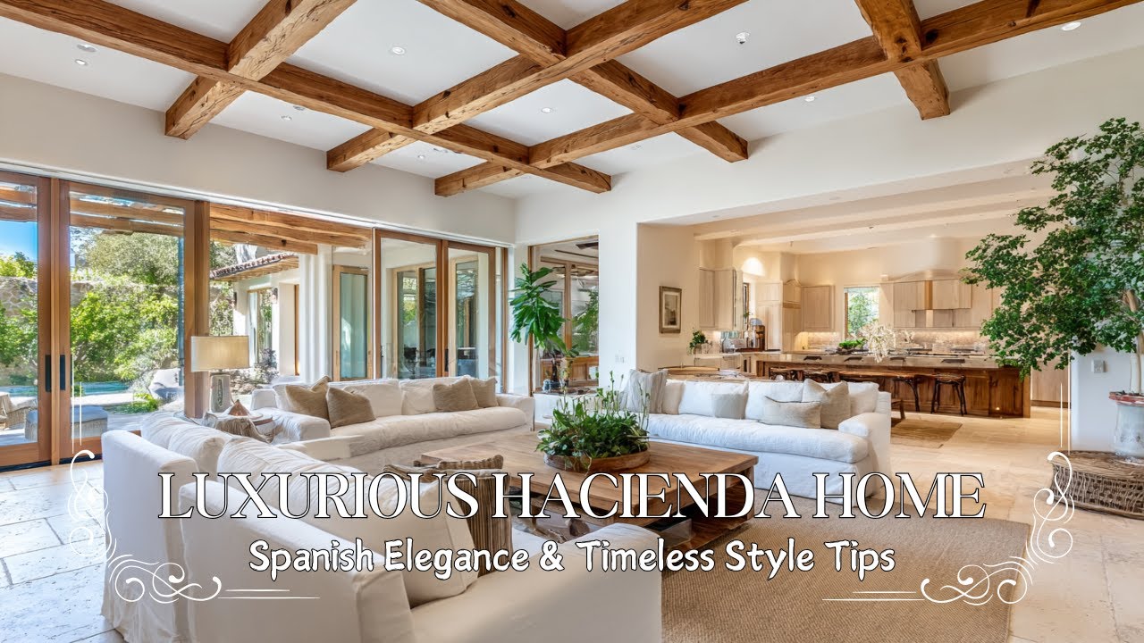 Transform Your Home into a Luxurious Hacienda Retreat: Spanish Elegance, Light & Lush Greenery