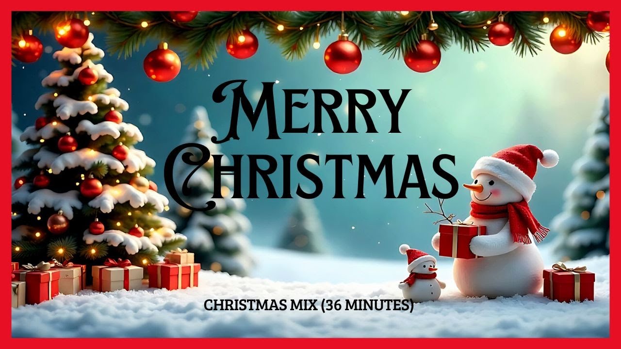 Christmas mix 🎄 (36 minutes) Merry Christmas And Happy New Year 2025 - 2026 🎉 🎄🎅❄️💙