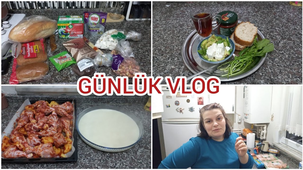 MAKBUL VE MARKET ALIŞVERİŞİM/DENEMEK İÇİN ALDIM/ERKENDEN YEMEKLERİ YAPTIM/GÜNLÜK VLOG 
