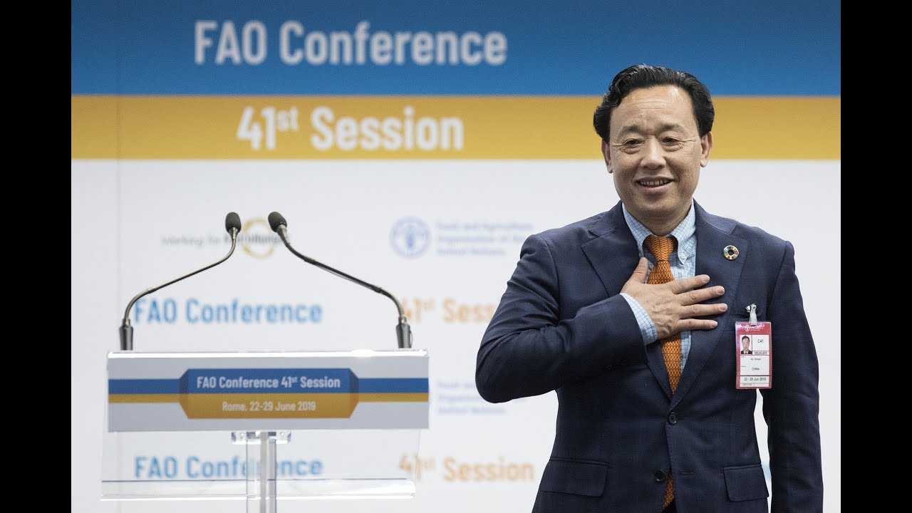 China’s Qu Dongyu takes up post as FAO Director-General
