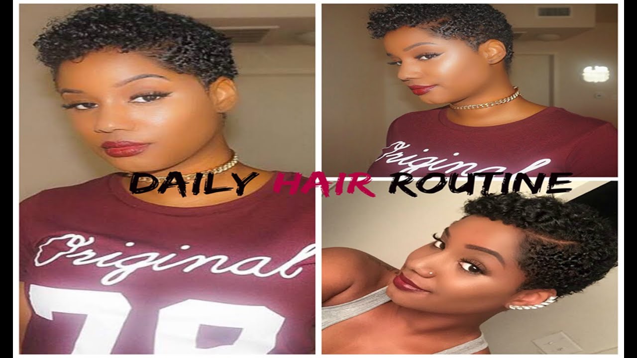 Daily Styling Routine on a Short Natural Hair Cut