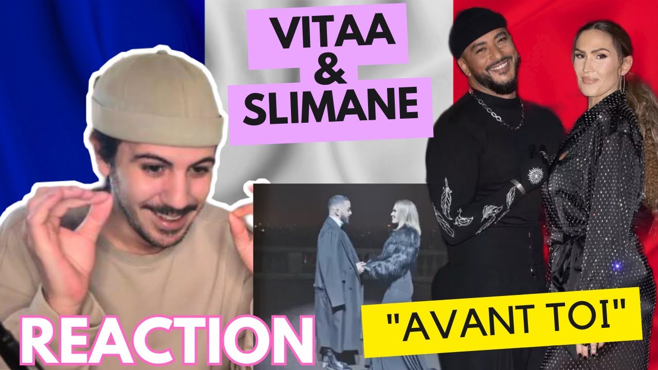 Vitaa & Slimane 'Avant Toi' Reaction (SUBTITLED) | Slimane will sing for France at Eurovision 2024