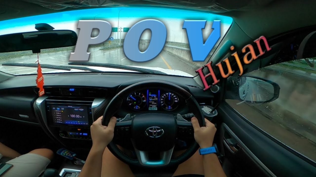 ROADTRIP TO SOLO - POV FORTUNER - HUJAN