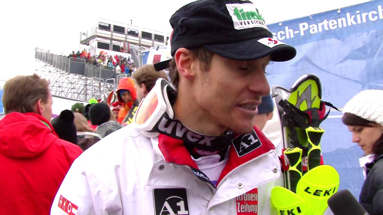 Mit den Manni Pranger Fans beim WM Slalom in Garmisch-Partenkirchen