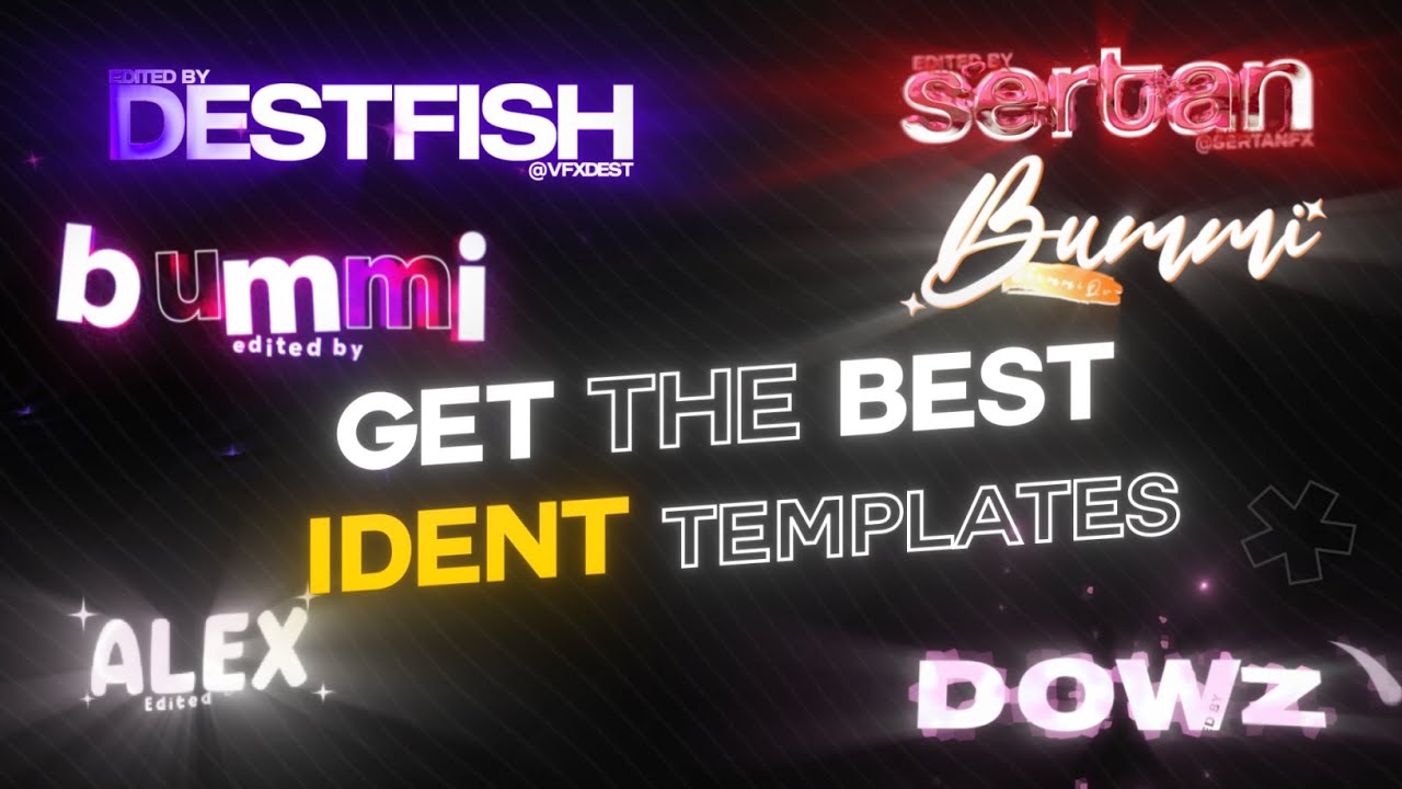 BEST *FREE* INTRO IDENT TEMPLATES! 🔥 🥶