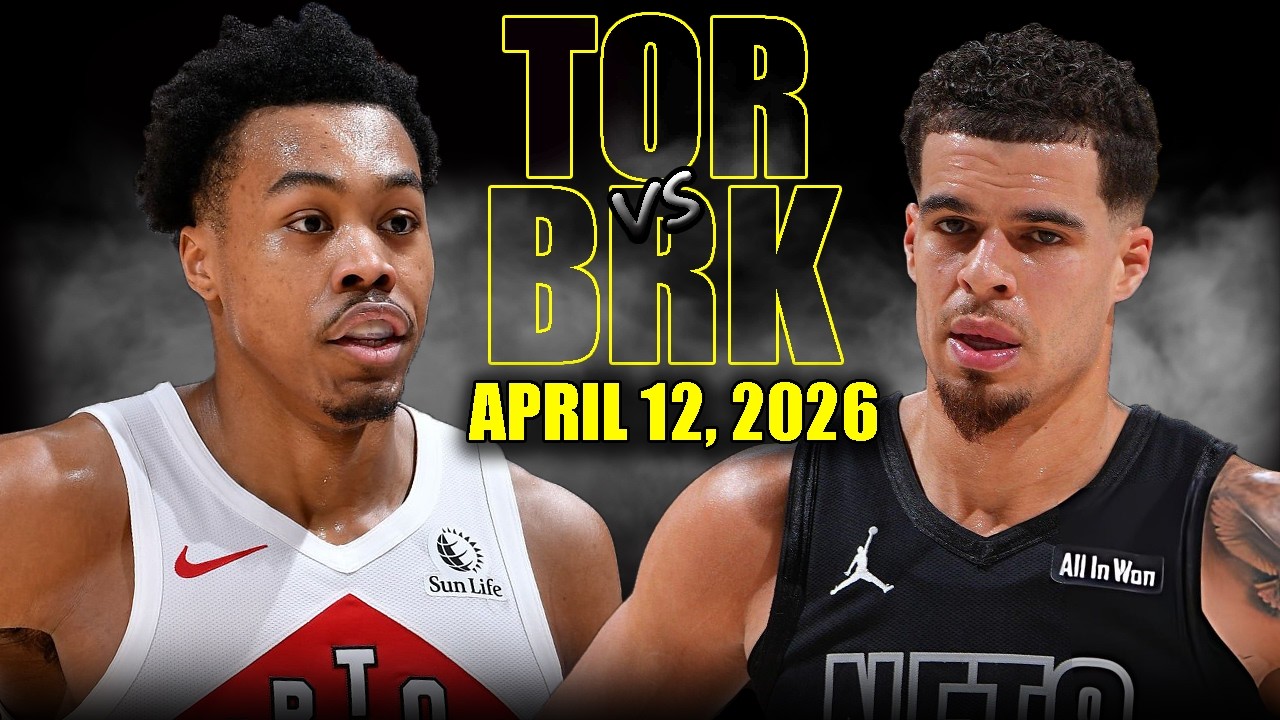 Toronto Raptors vs Brooklyn Nets Full Game Highlights &ndash; April 12, 2026 | NBA Season