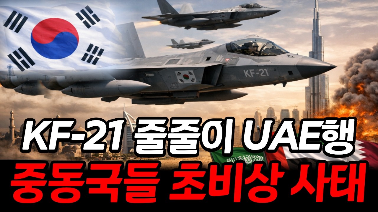 &ldquo;간보던 주변국들 초비상&rdquo; KF-21 줄줄이 UAE행 중동국들 발등에 불떨어졌다