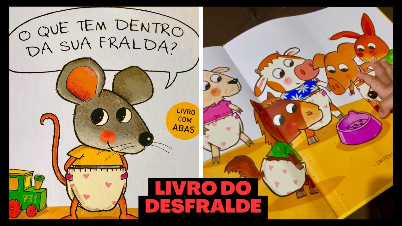 O que tem DENTRO da Sua FRALDA?  O Davi contando a história com o papai