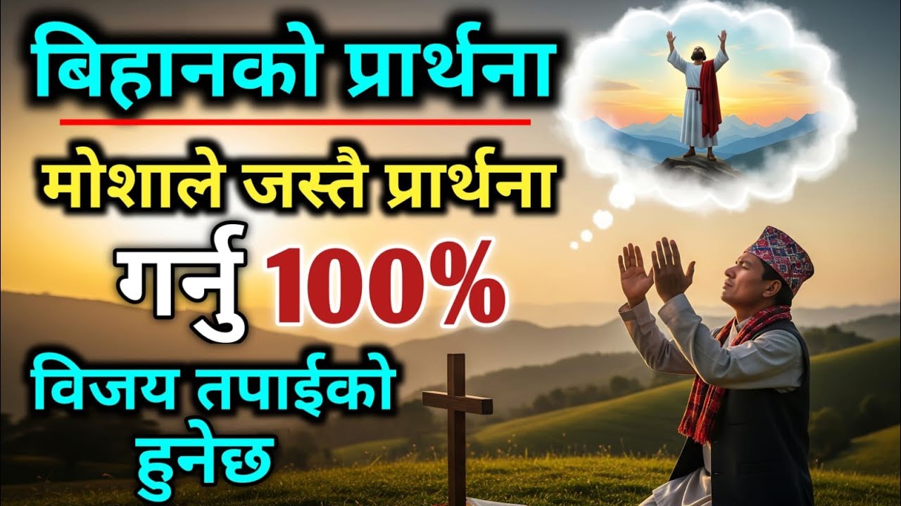 आज बिहानको प्रार्थना🙏 | मोशाले जस्तै प्रार्थना गर्नु विजय तपाईको हुनेछ | Morning Prayer In Nepali | 