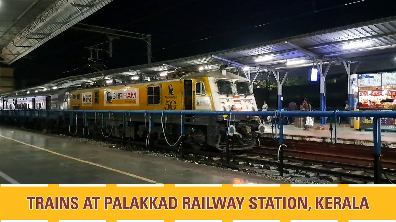 Trains at Palakkad Railway Station | Indian Railways