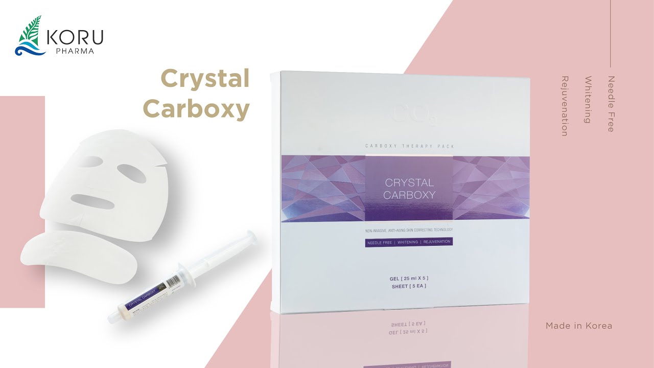 Crystal Carboxy CO 2 Gel Mask from Koru Pharma