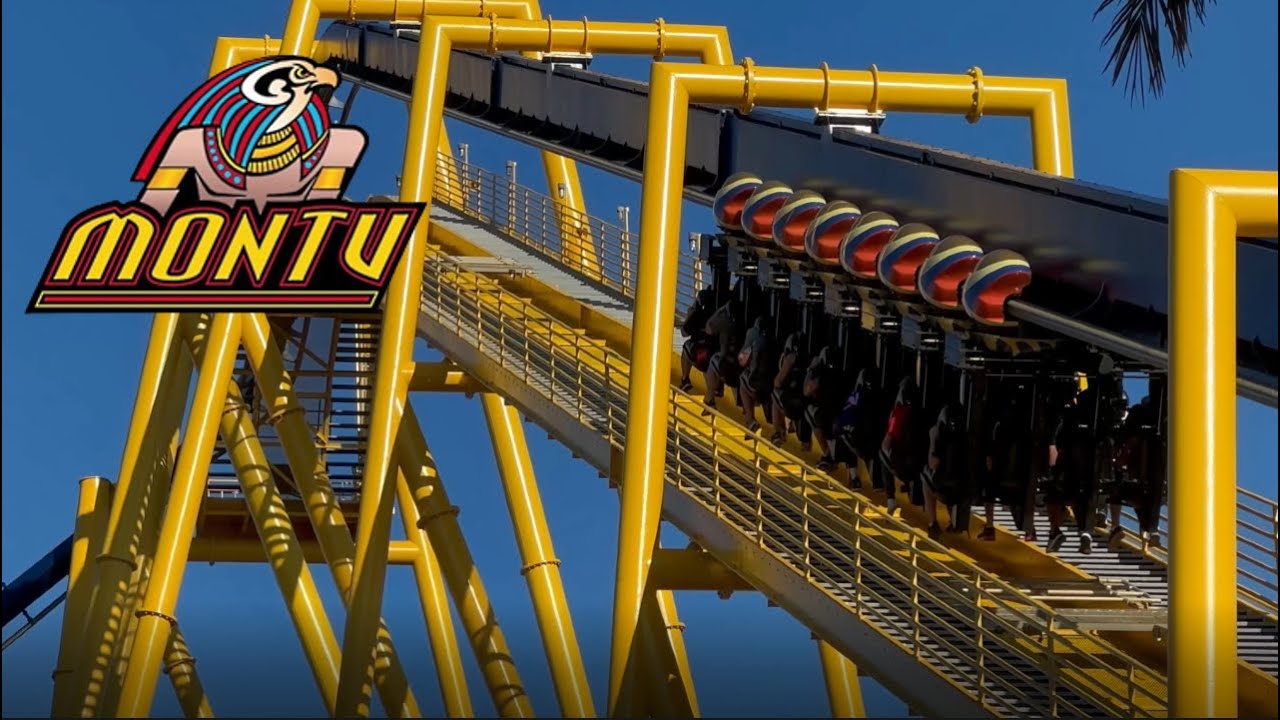 Montu Off Ride 4K 60FPS  March 2023 (No Copyright)