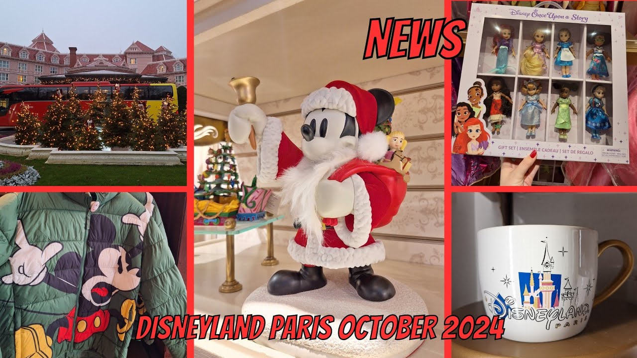 NEWS DISNEYLAND PARIS OCTOBER 2024 | MERCHANDISE, CHRISTMAS DISNEYLAND HOTEL..