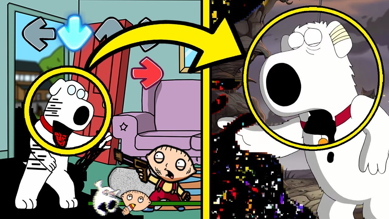 References in FNF Pibby VS Corrupted Brian | Pibby Family Guy | Learning with Pibby