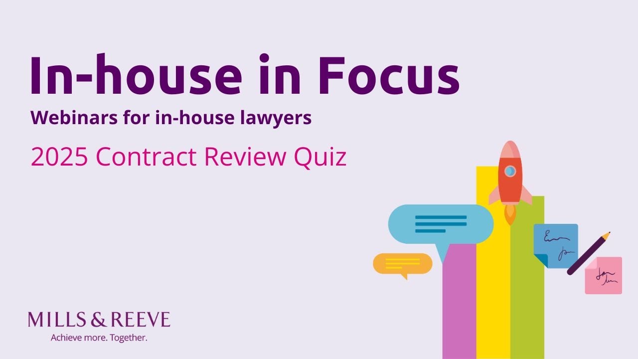 In-house in Focus: 2025 Contract Review Quiz