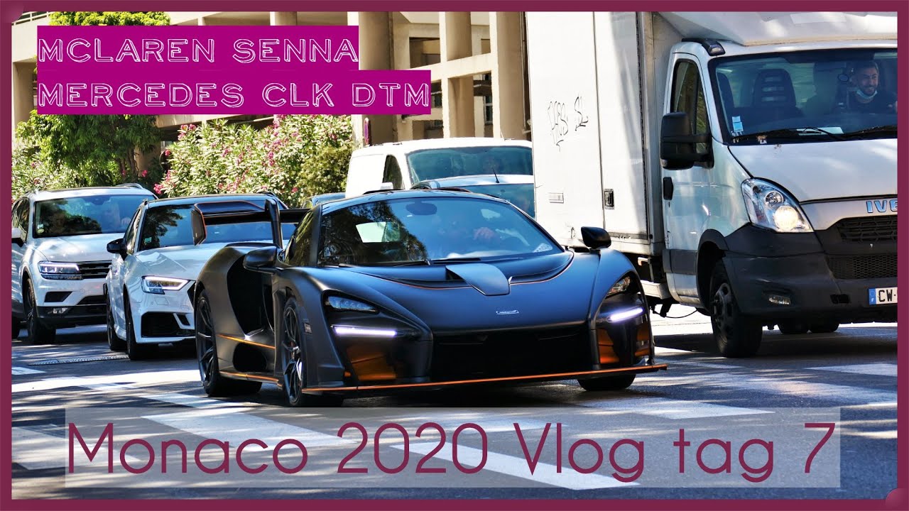 Carspotting Vlog Monaco August 2020 | Tag 7 Donnerstag | McLaren Senna, CLK DTM