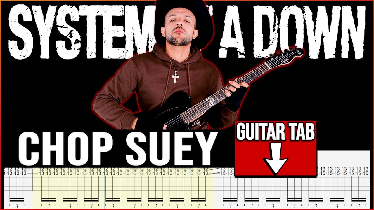 【SYSTEM OF A DOWN】[ Chop Suey ] cover by Dotti Brothers | LESSON | GUITAR TAB